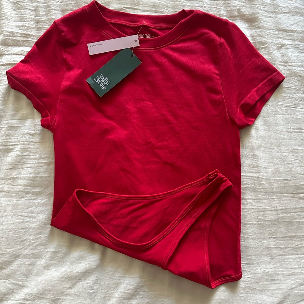 Wild Fable Red Bodysuit